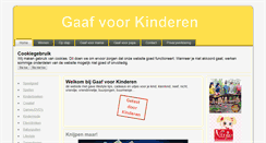 Desktop Screenshot of gaafvoorkinderen.nl