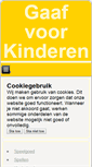 Mobile Screenshot of gaafvoorkinderen.nl