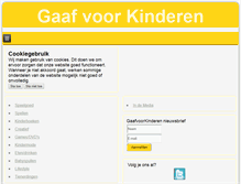 Tablet Screenshot of gaafvoorkinderen.nl